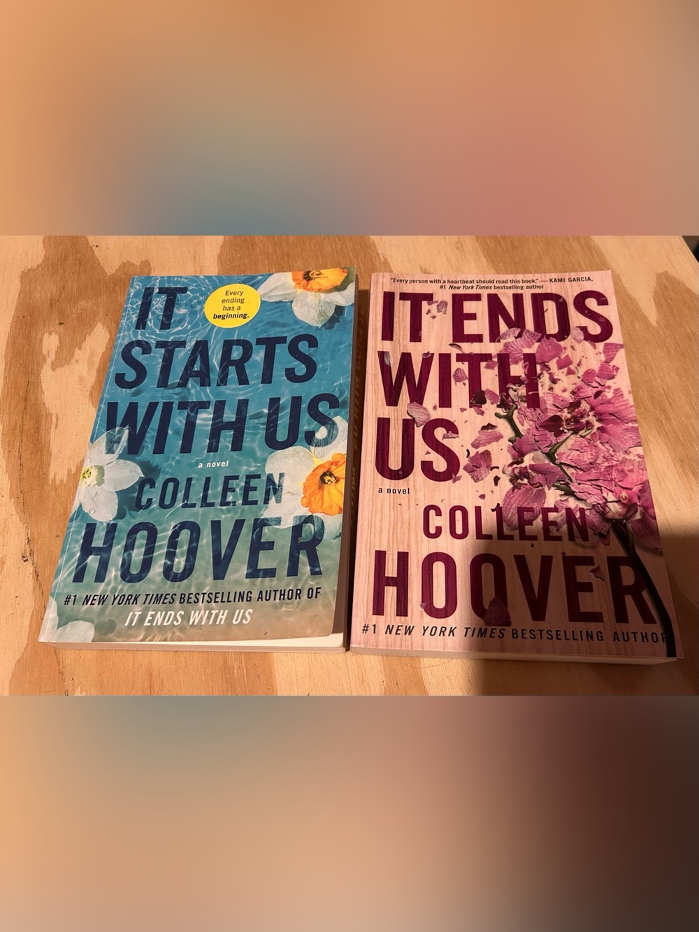 Colleen Hoover’s two book series “It Starts With Us” & “It Ends With Us”